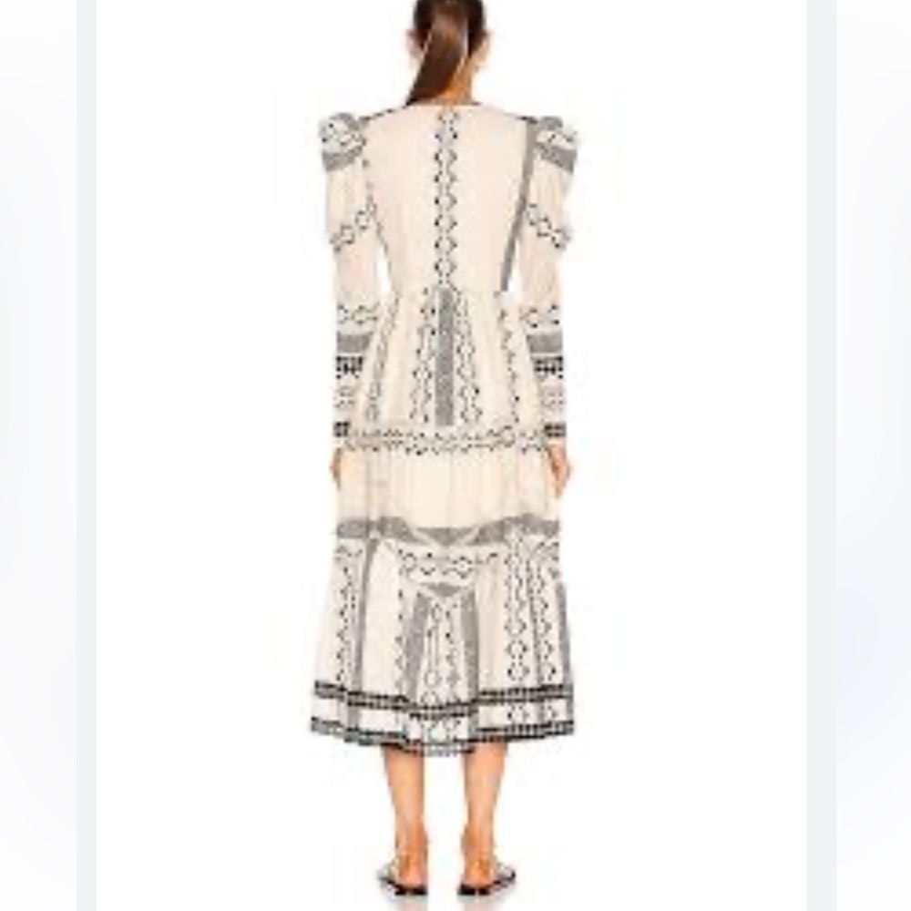 Hemant & Nandita | Moira Twisted Yoke Midi NWT Dress Sz. XS - Picture 6 of 10